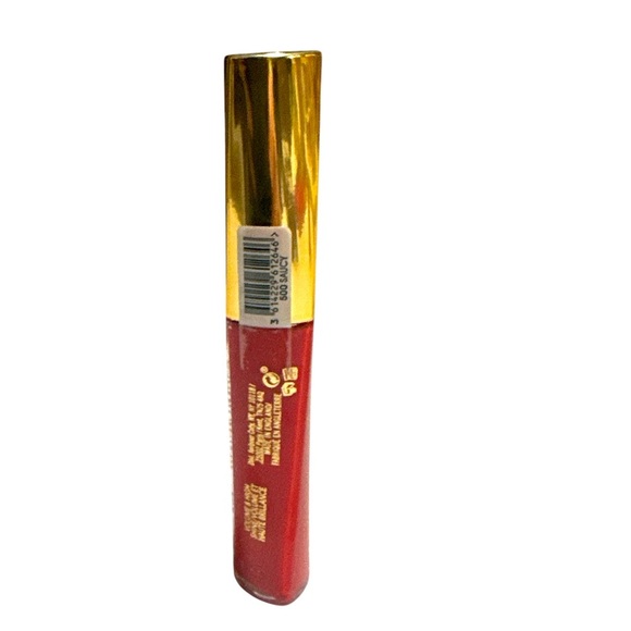 Rimmel London Stay Plumped Lip Gloss - Saucy Red 500 - Picture 3 of 5